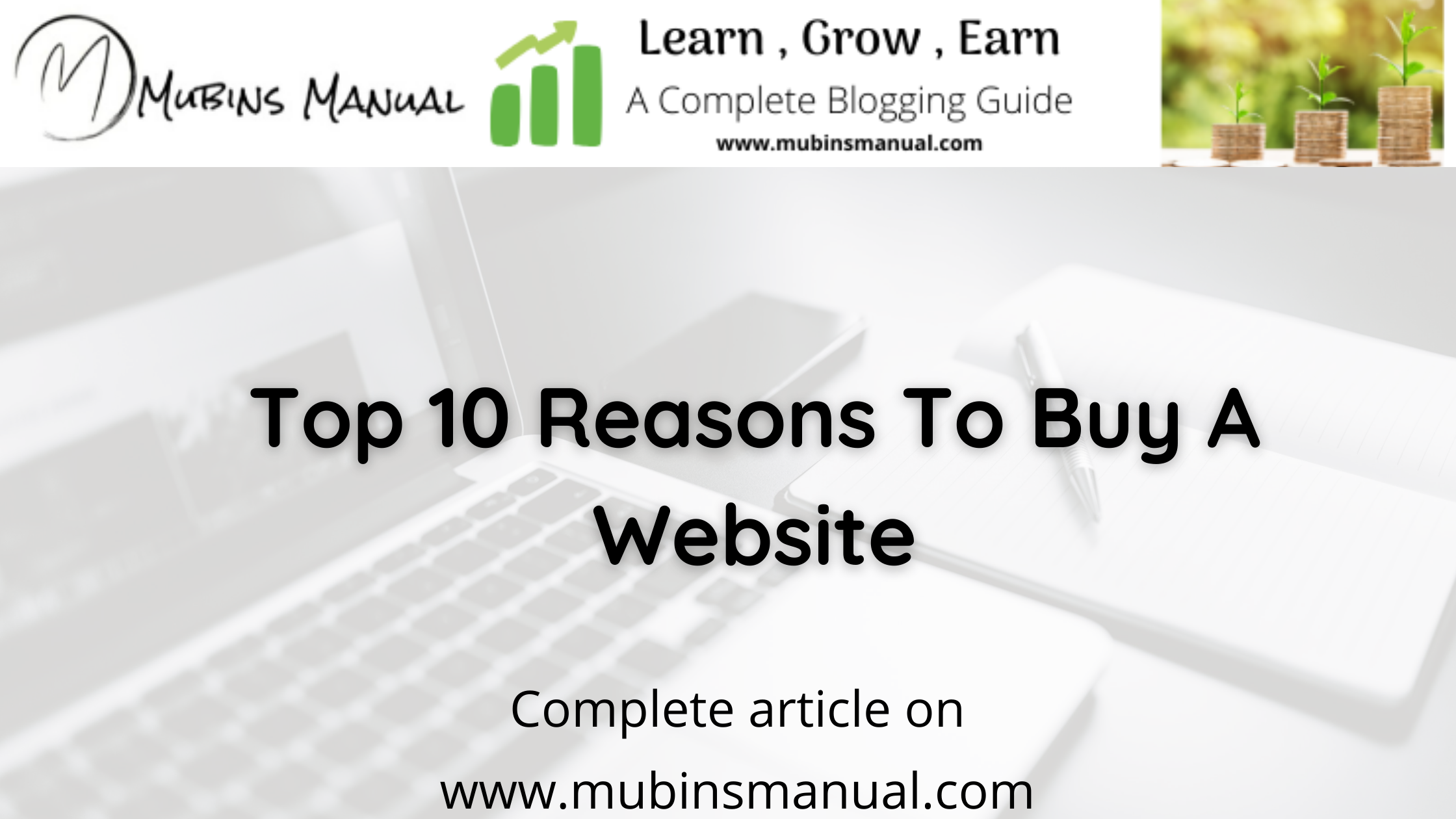 Why Should I Buy A Website -Top 10 Reasons To Buy A Website For Blog