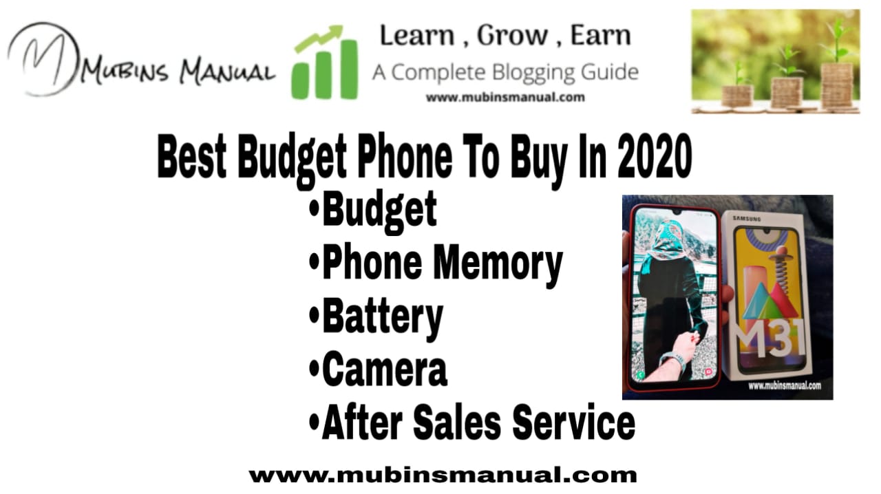 Best Budget Phone to Buy In 2020